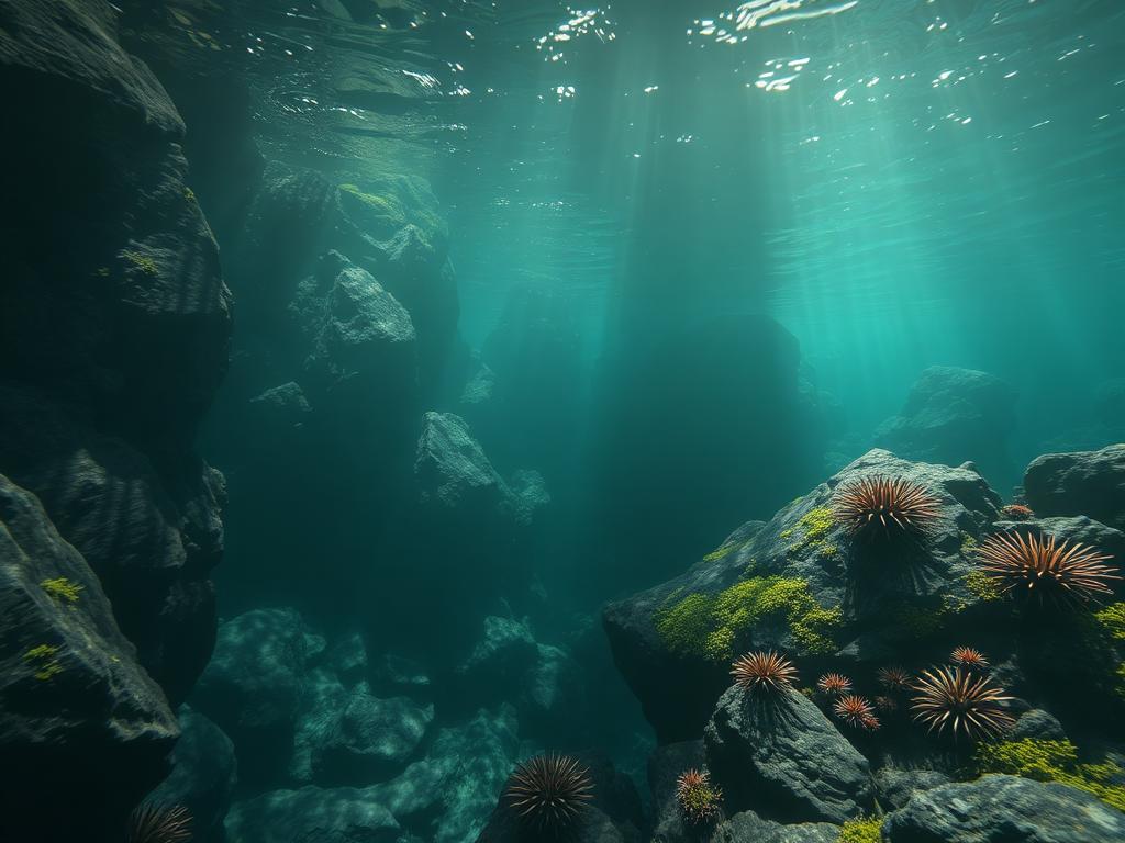 Ambiente Costões Rochosos em MAREYA: Guardians of the Blue